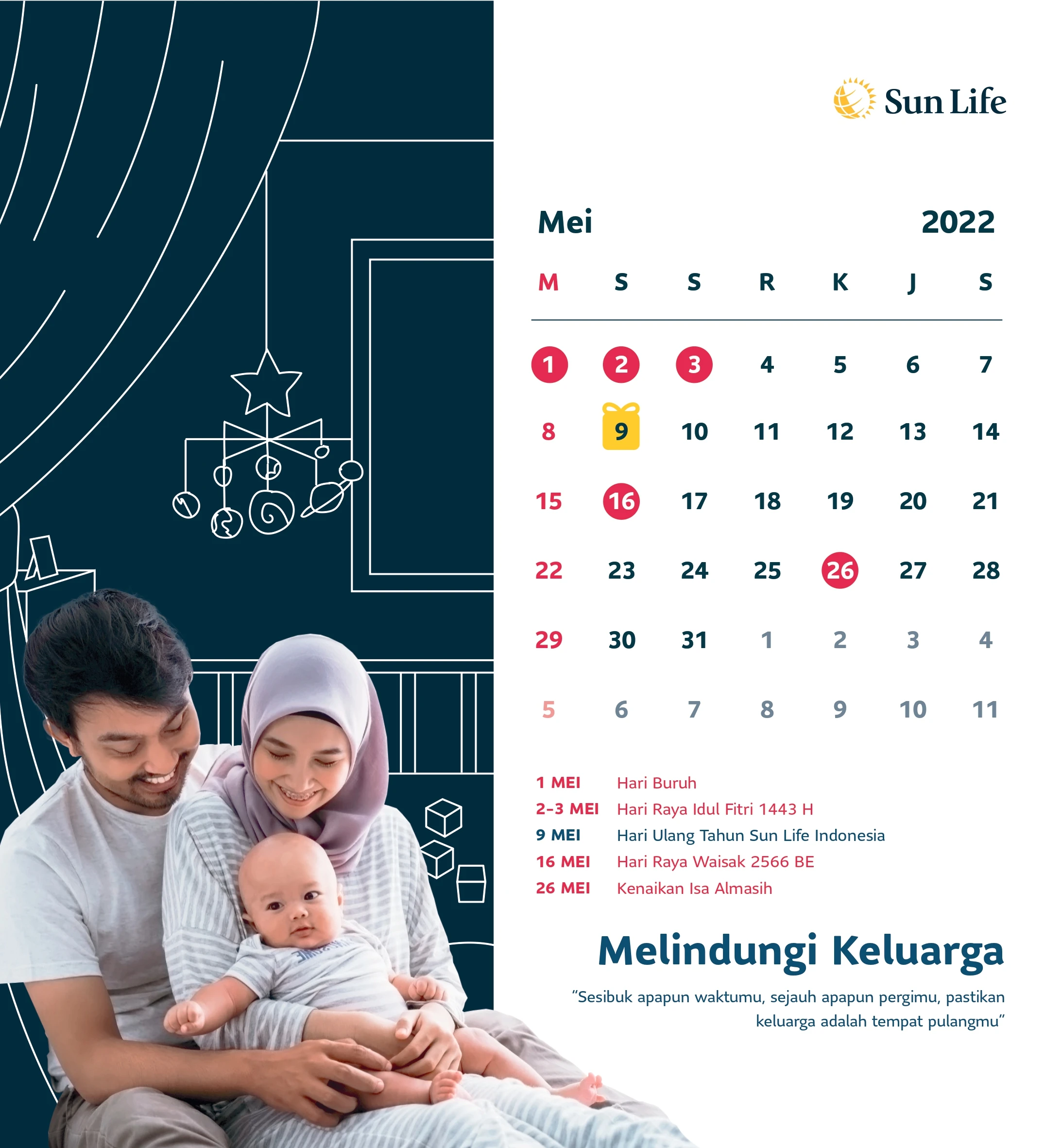 Calendar May SunLife